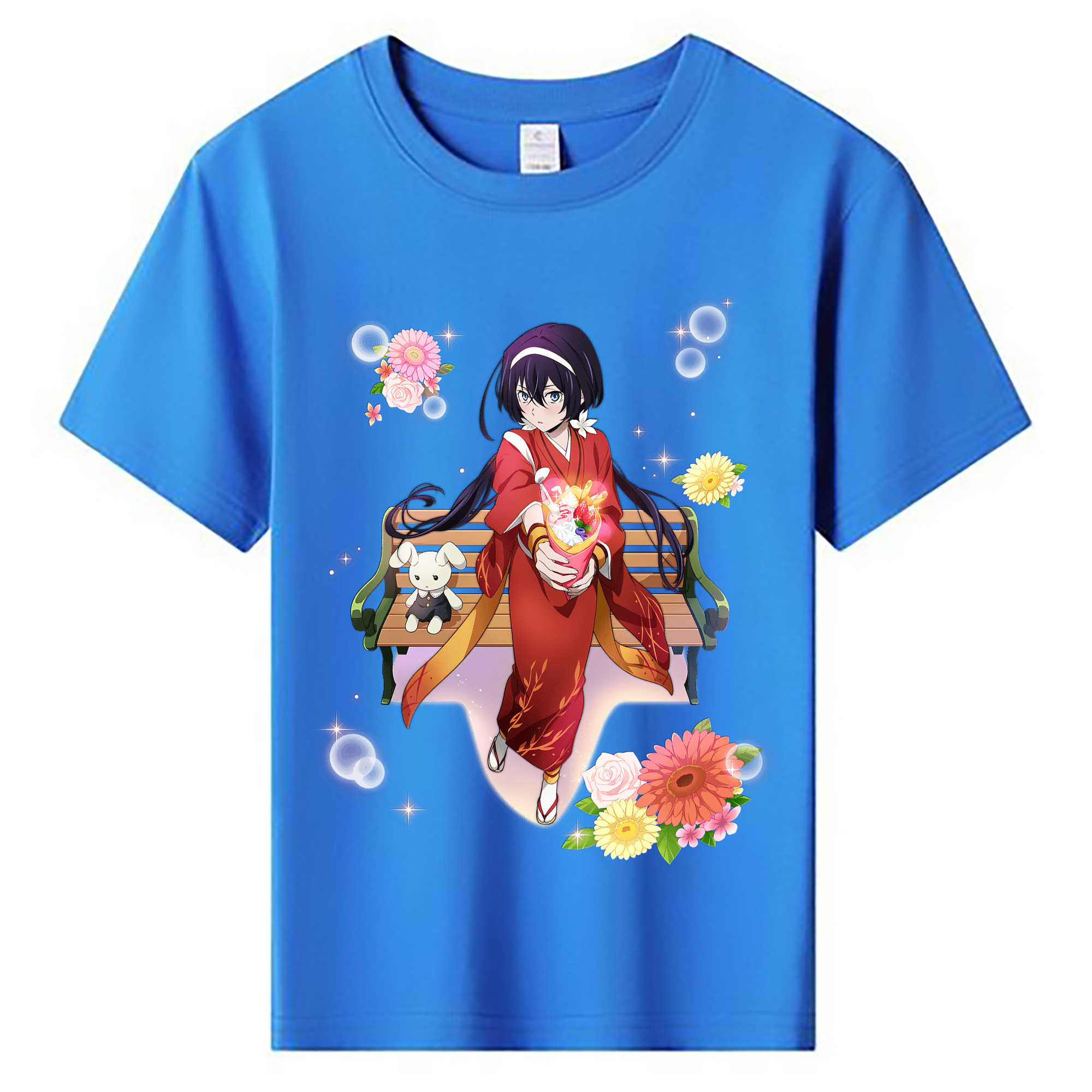 （画像用） 文豪ストレイドッグス Bungo Stray Dogs 綿100％キッズTシャツ（フロントプリント）